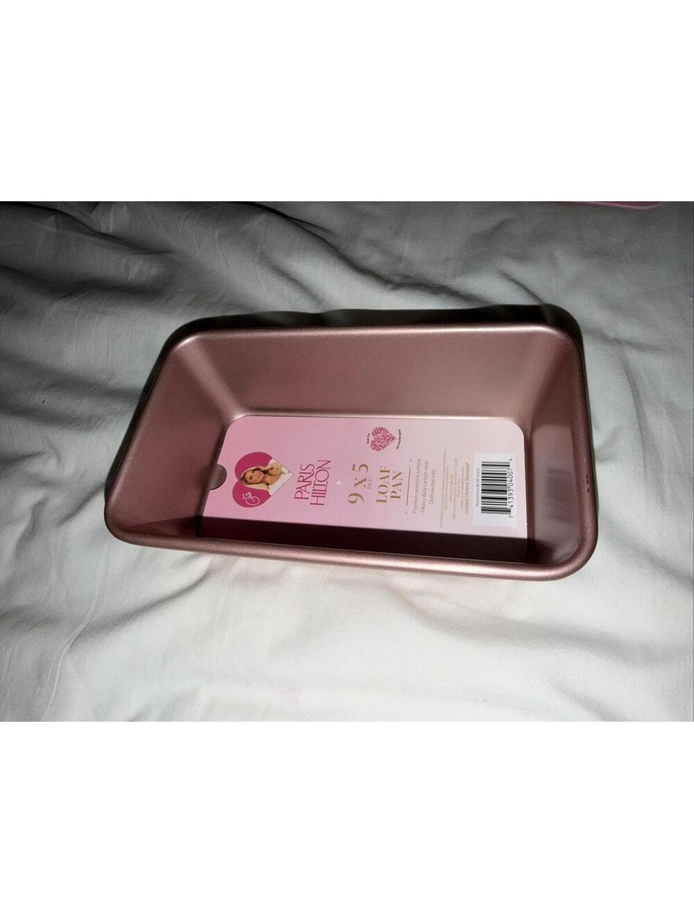 PARIS HILTON 9X5 LOAF PAN PREMIUM NONSTICK SURFACE PARIS HILTON BABY Rose GOLD
